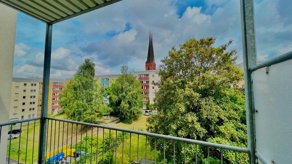 Ausblick Balkon