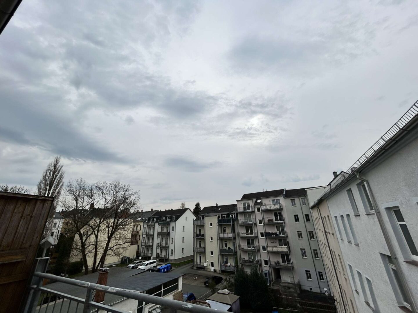 Ausblick Balkon