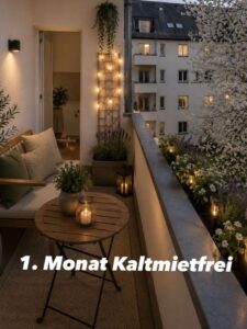 Balkon Einrichtungsbeispiel