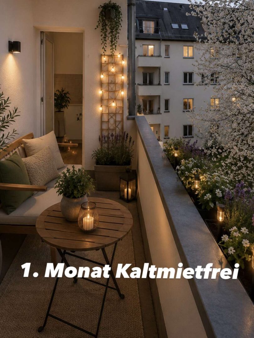 Balkon Einrichtungsbeispiel