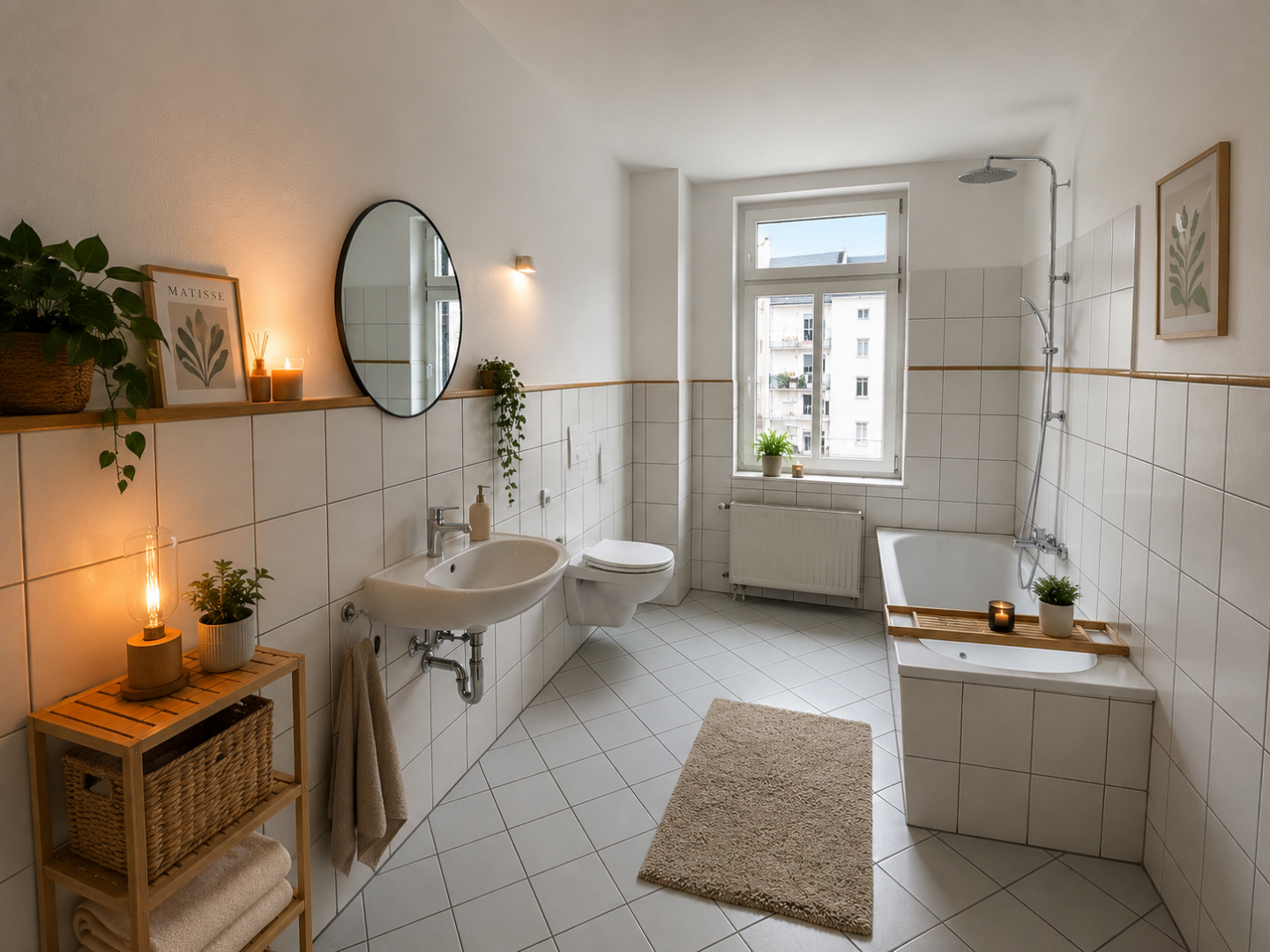 Badezimmer Einrichtungsbeispiel