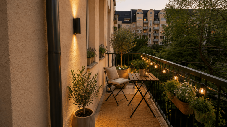 Balkon Einrichtungsbeispiel