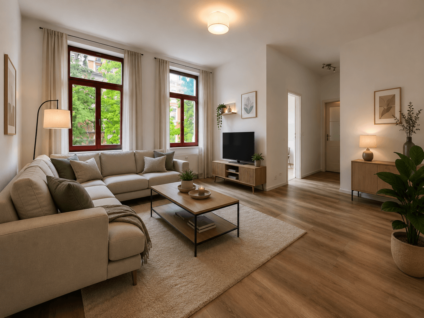 Wohnzimmer Einrichtungsbeispiel