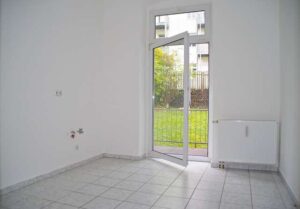 Küche mit Balkon