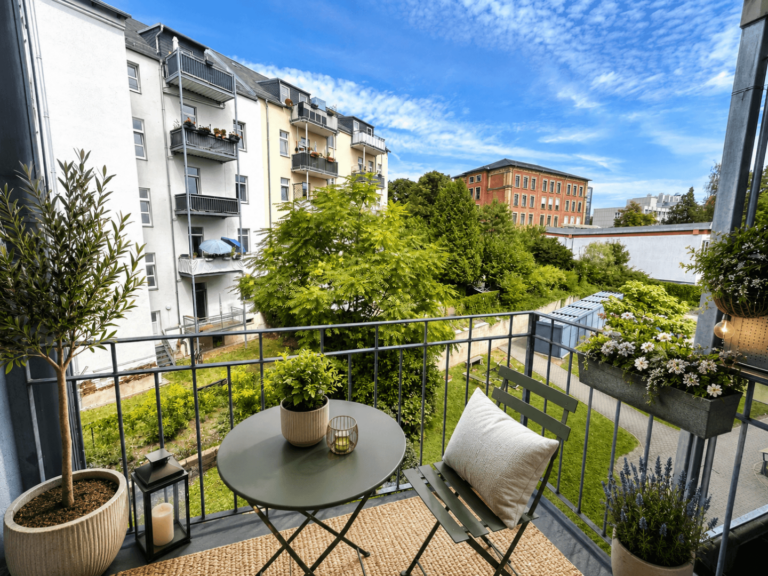 Balkon Einrichtungsbeispiel