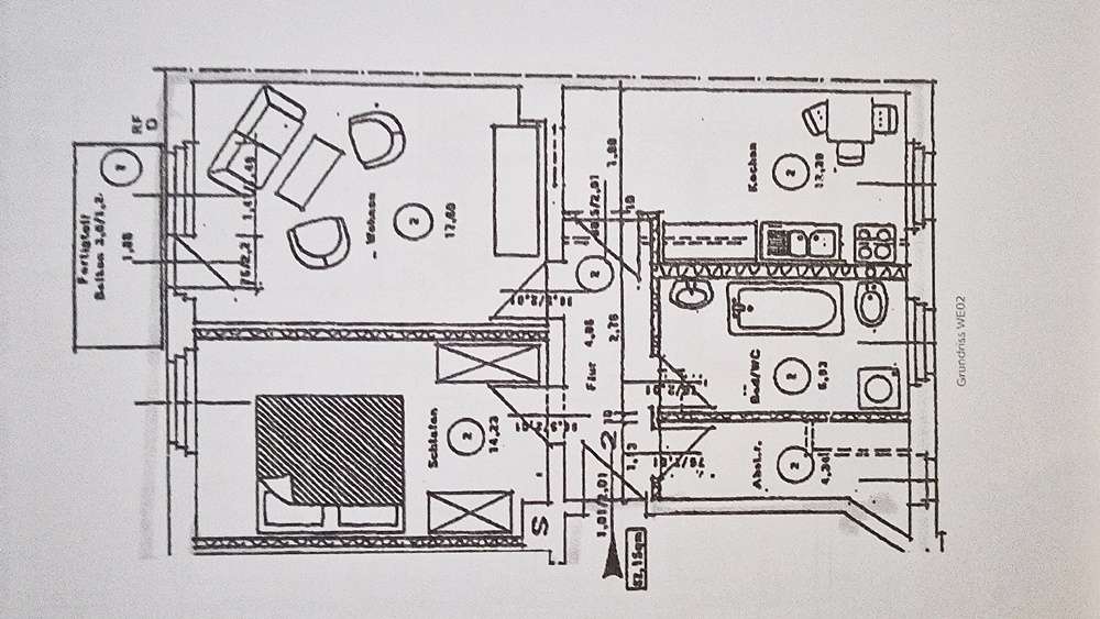 Grundriss Wohnung