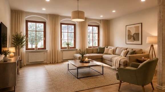 Wohnzimmer Einrichtungsbeispiel