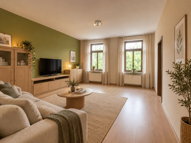 Einrichtungsbeispiel Wohnzimmer